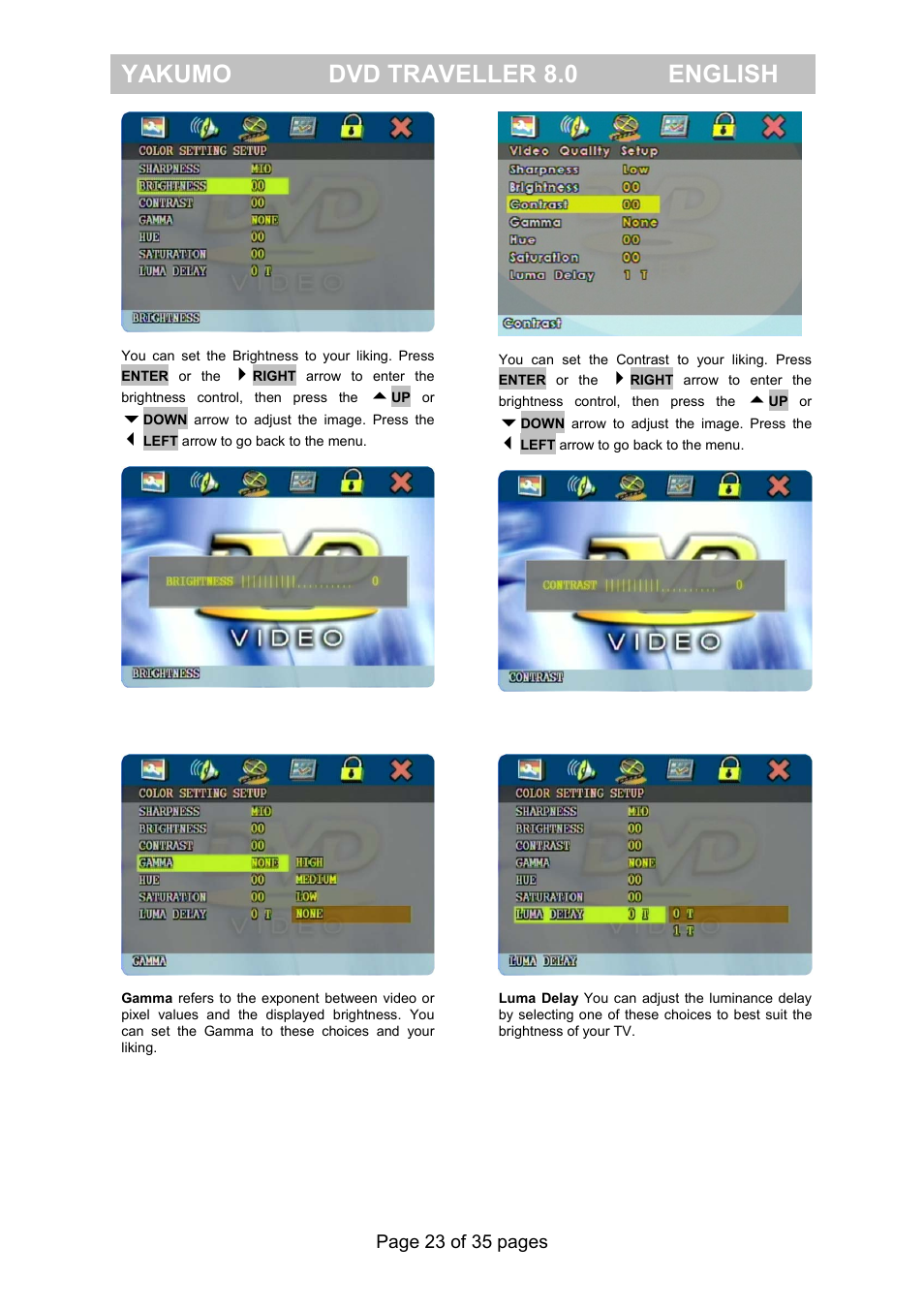 Yakumo dvd traveller 8.0 english | FujiFilm Yakumo DVD Travelle User Manual | Page 27 / 40