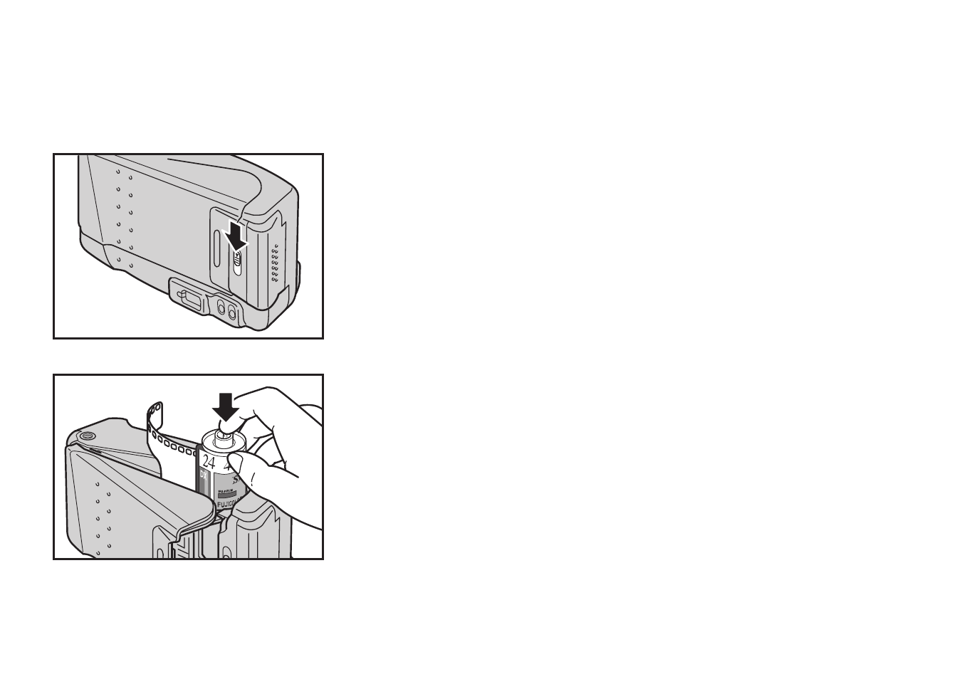 Load the film | FujiFilm DL270 User Manual | Page 9 / 35