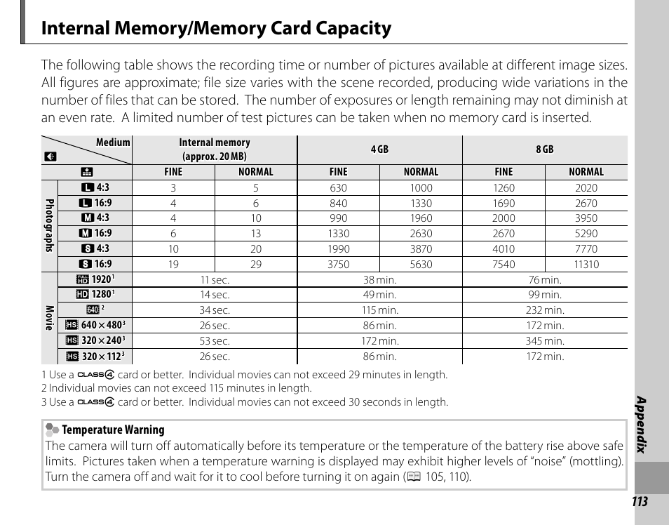 FujiFilm FinePix HS20EXR User Manual | Page 125 / 136