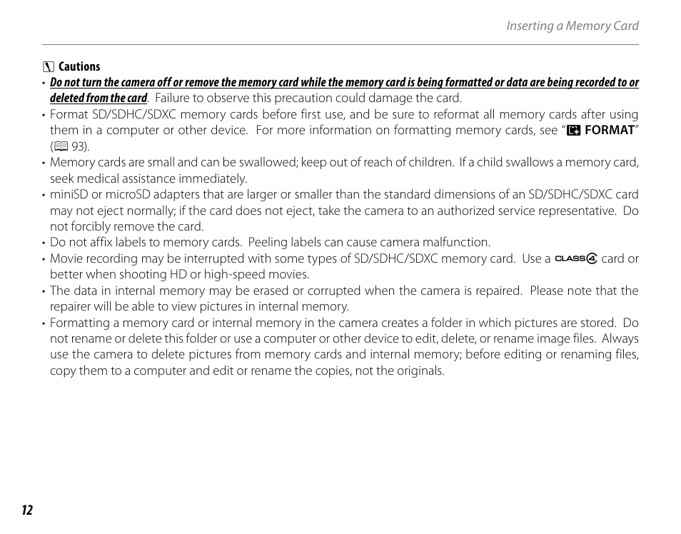 FujiFilm FinePix HS20EXR User Manual | Page 24 / 136