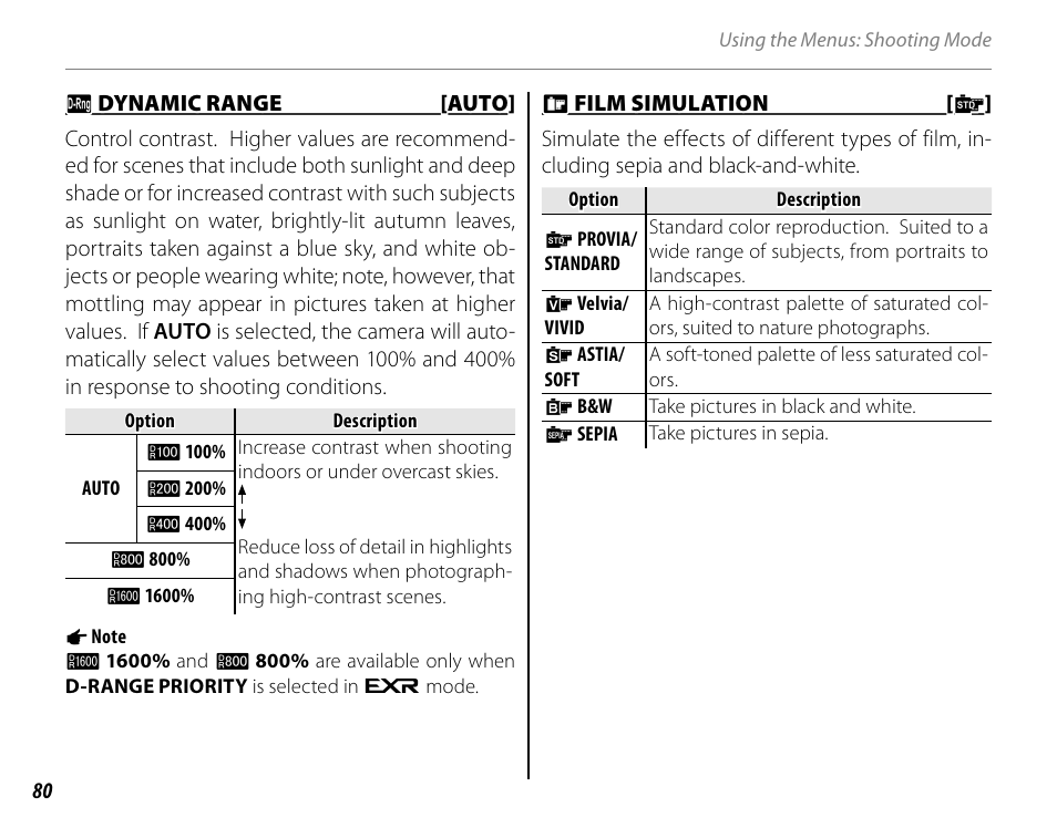 FujiFilm FinePix HS20EXR User Manual | Page 92 / 136