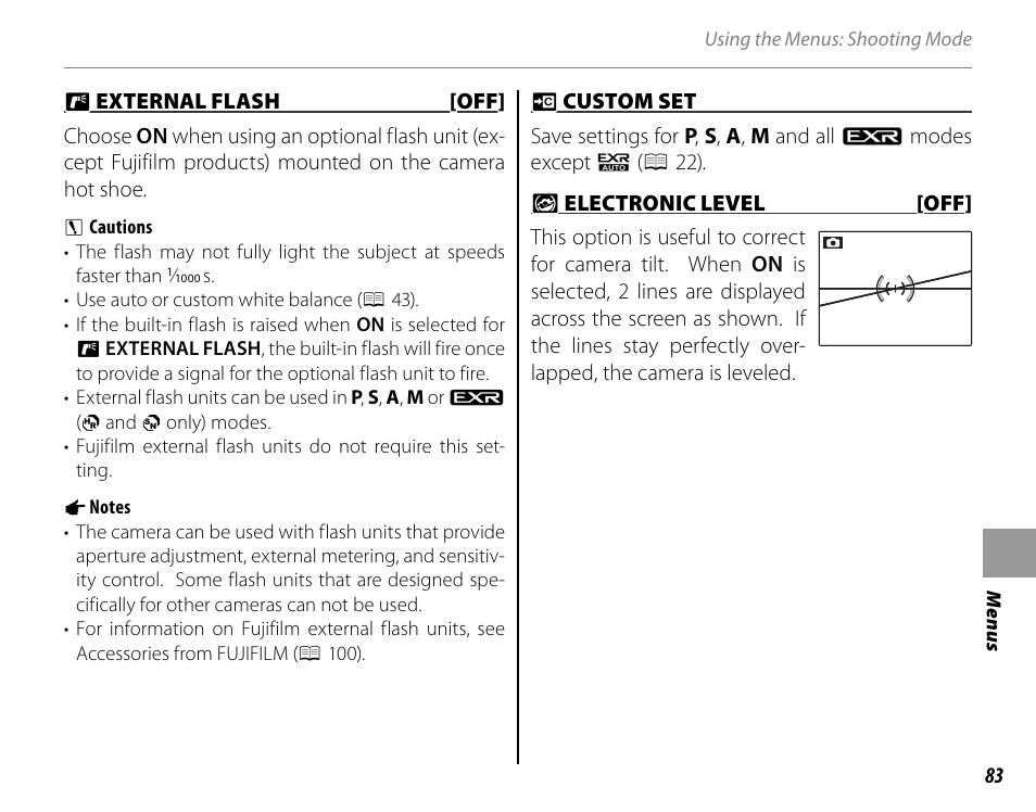 FujiFilm FinePix HS20EXR User Manual | Page 95 / 136