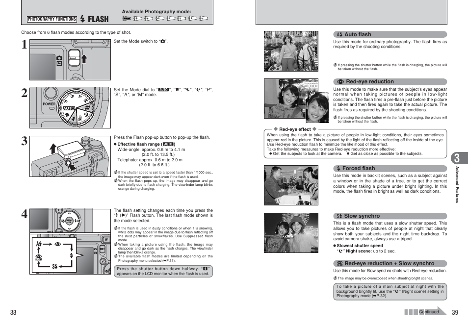 D flash | FujiFilm FinePix E500 User Manual | Page 20 / 59
