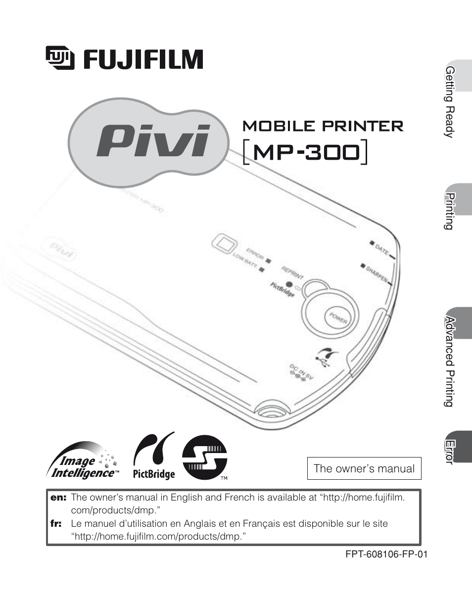 FujiFilm Pivi MP-300 User Manual | 27 pages