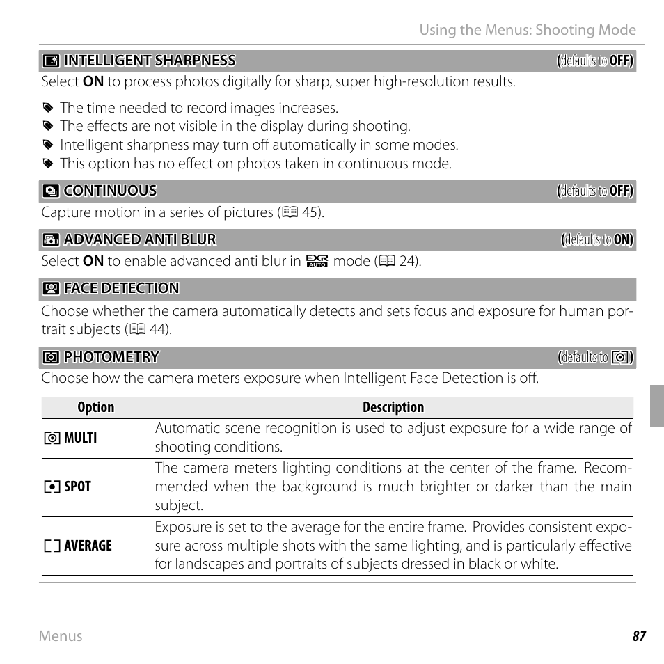 FujiFilm FinePix F660EXR User Manual | Page 101 / 146