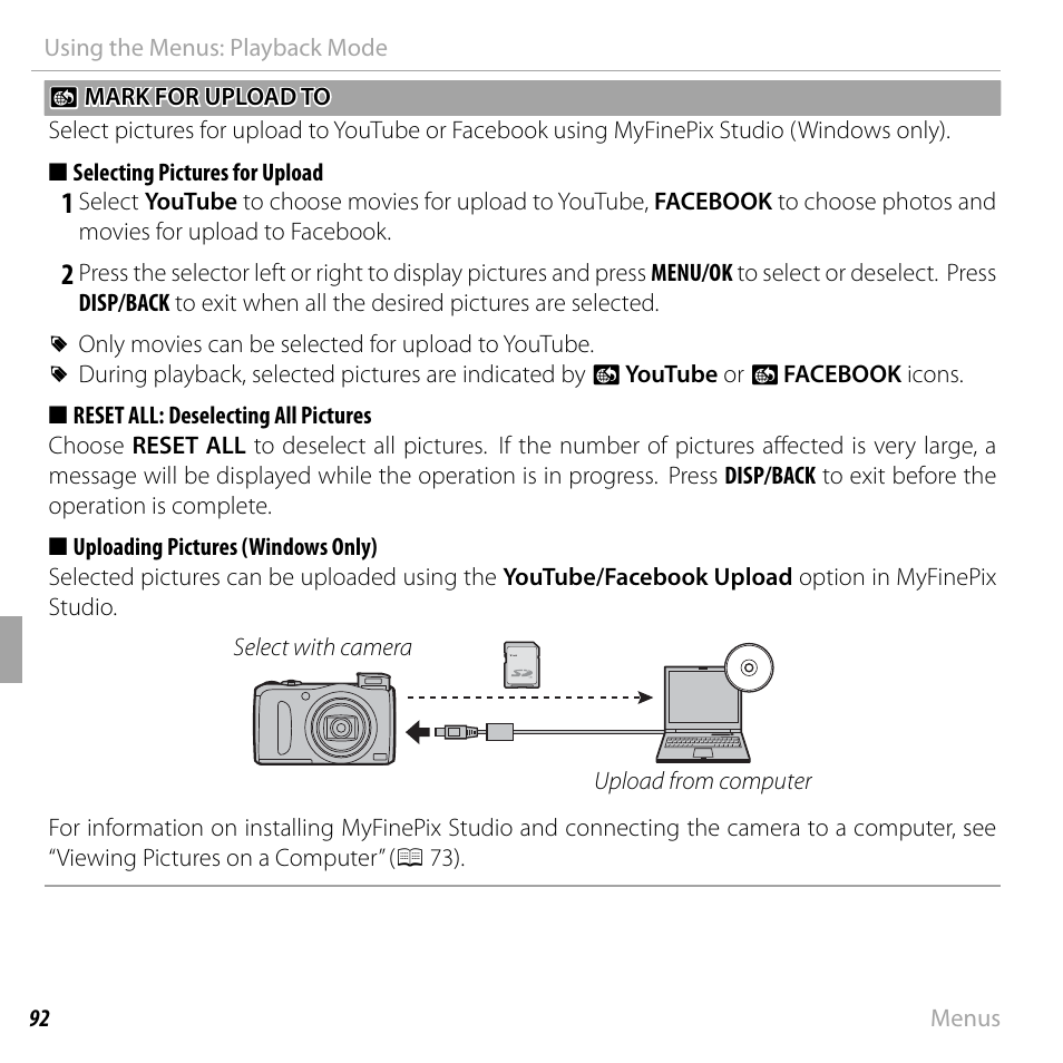 FujiFilm FinePix F660EXR User Manual | Page 106 / 146