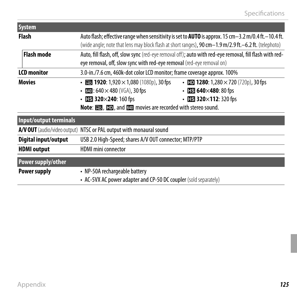 FujiFilm FinePix F660EXR User Manual | Page 139 / 146