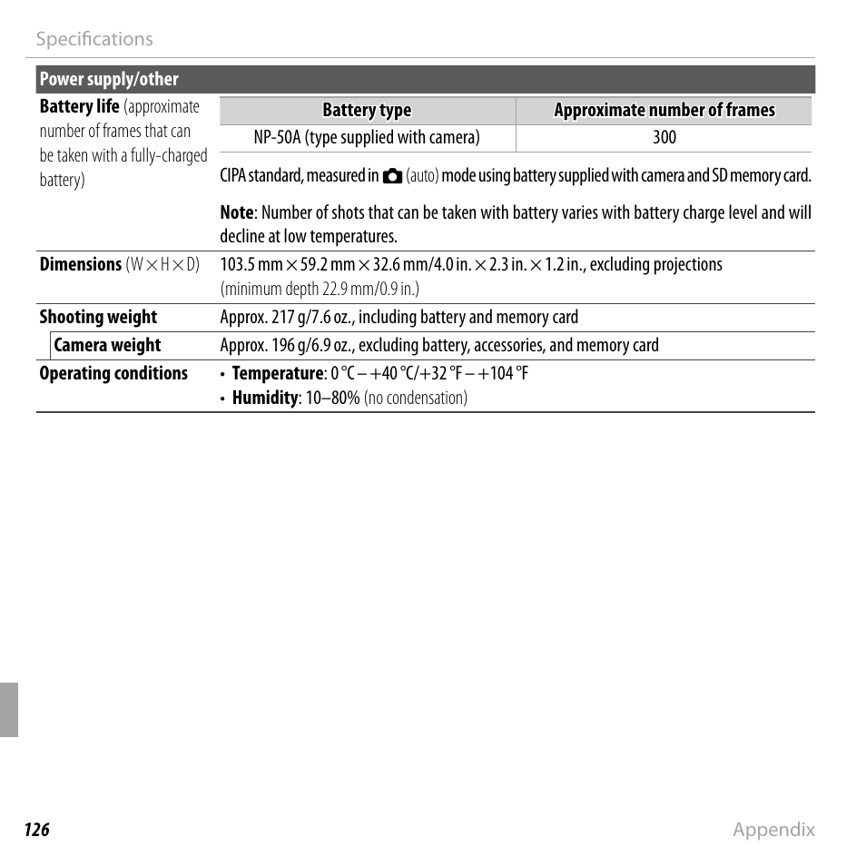 FujiFilm FinePix F660EXR User Manual | Page 140 / 146