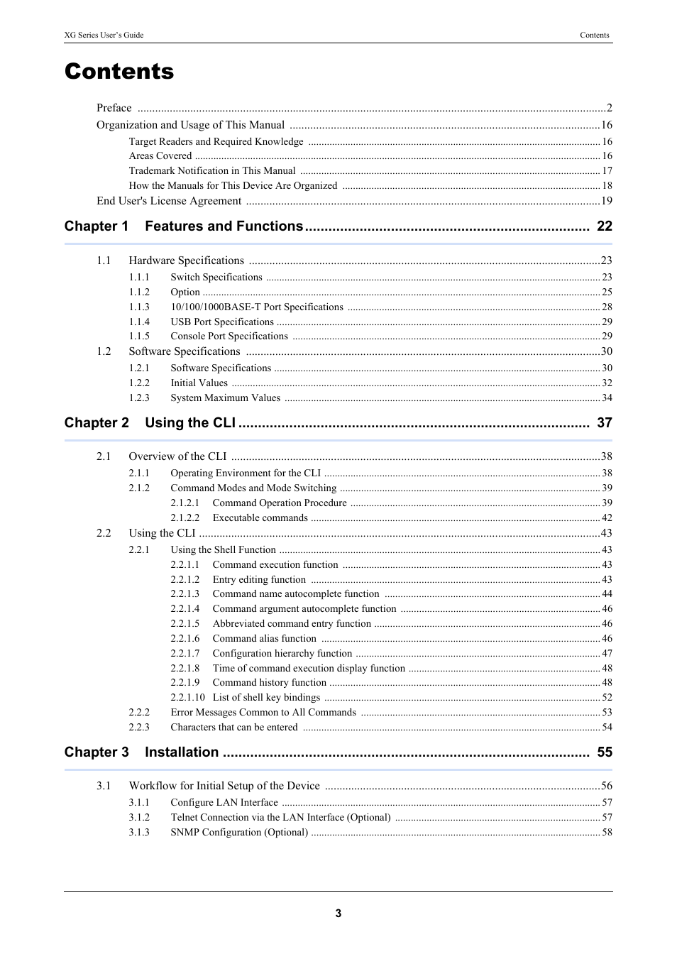 FUJITSU XG Series P3NK-4452-01ENZD User Manual | Page 3 / 614