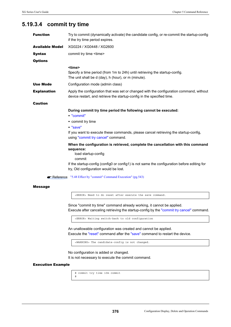 4 commit try time | FUJITSU XG Series P3NK-4452-01ENZD User Manual | Page 376 / 614