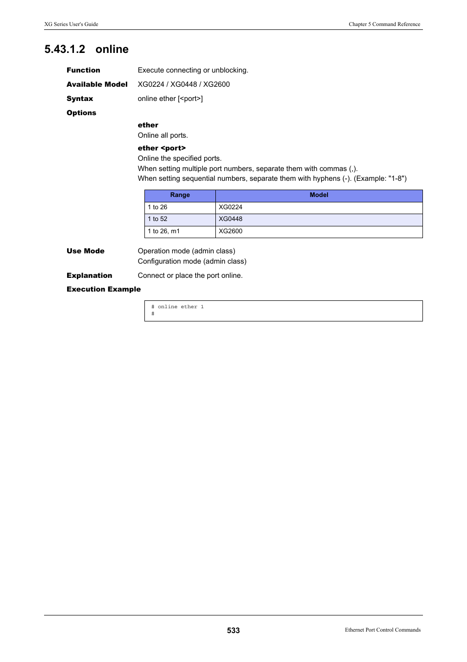 2 online, Online, Command or dynamic d | FUJITSU XG Series P3NK-4452-01ENZD User Manual | Page 533 / 614