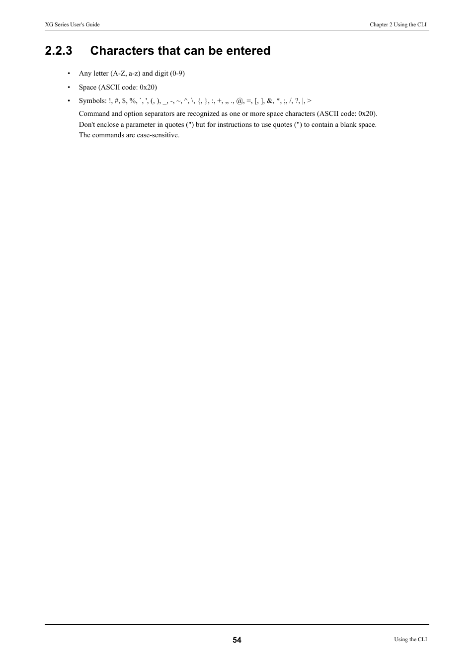 3 characters that can be entered, Characters that can be entered | FUJITSU XG Series P3NK-4452-01ENZD User Manual | Page 54 / 614