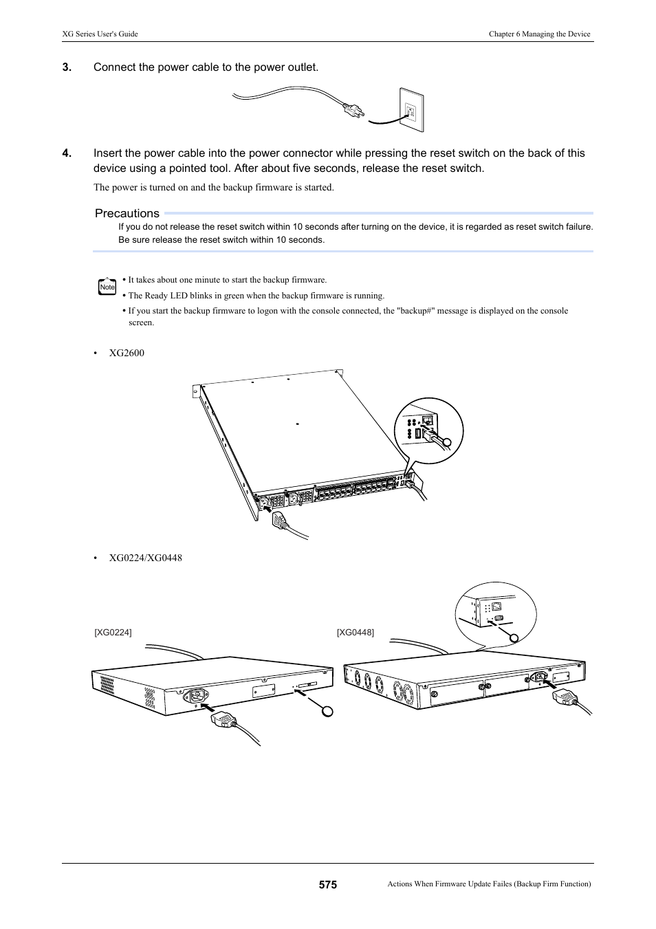 Precautions | FUJITSU XG Series P3NK-4452-01ENZD User Manual | Page 575 / 614