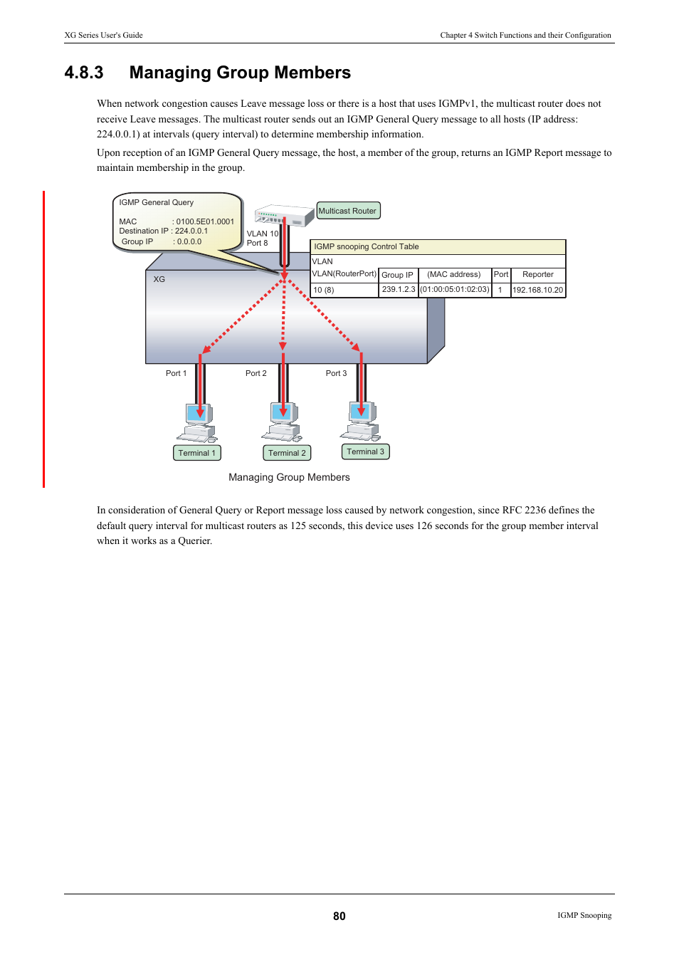 3 managing group members, Managing group members | FUJITSU XG Series P3NK-4452-01ENZD User Manual | Page 80 / 614