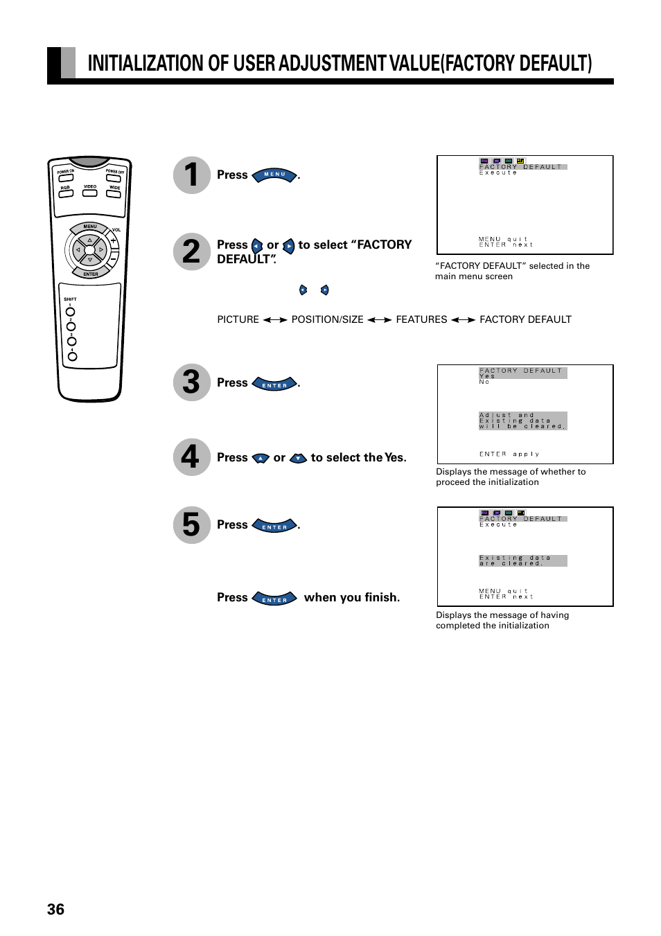 FUJITSU PLASMAVISION PDS4229W User Manual | Page 37 / 42