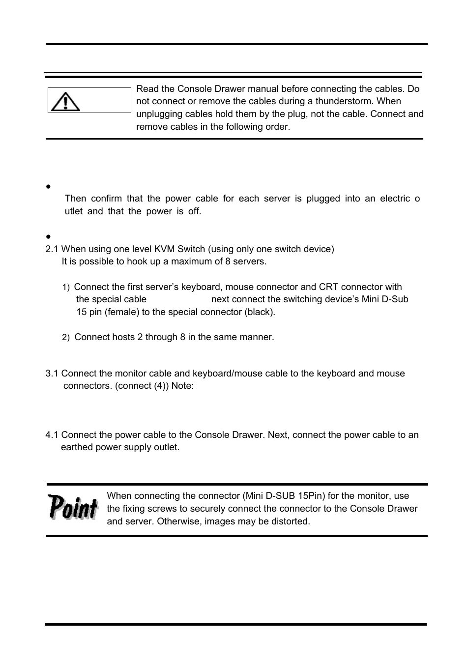 Caution | FUJITSU FD-1008AT User Manual | Page 16 / 44