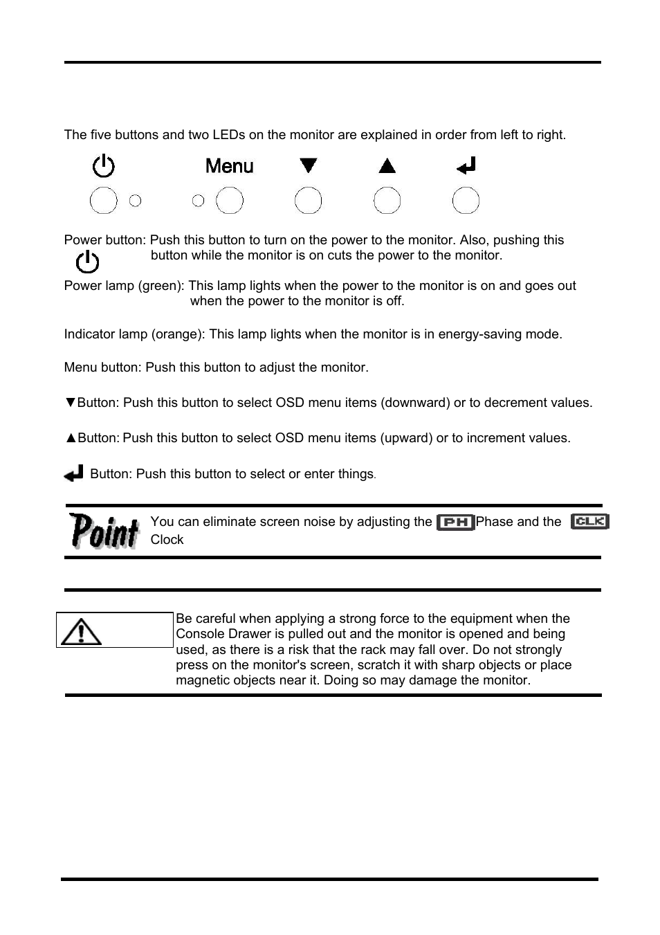 Caution | FUJITSU FD-1008AT User Manual | Page 21 / 44