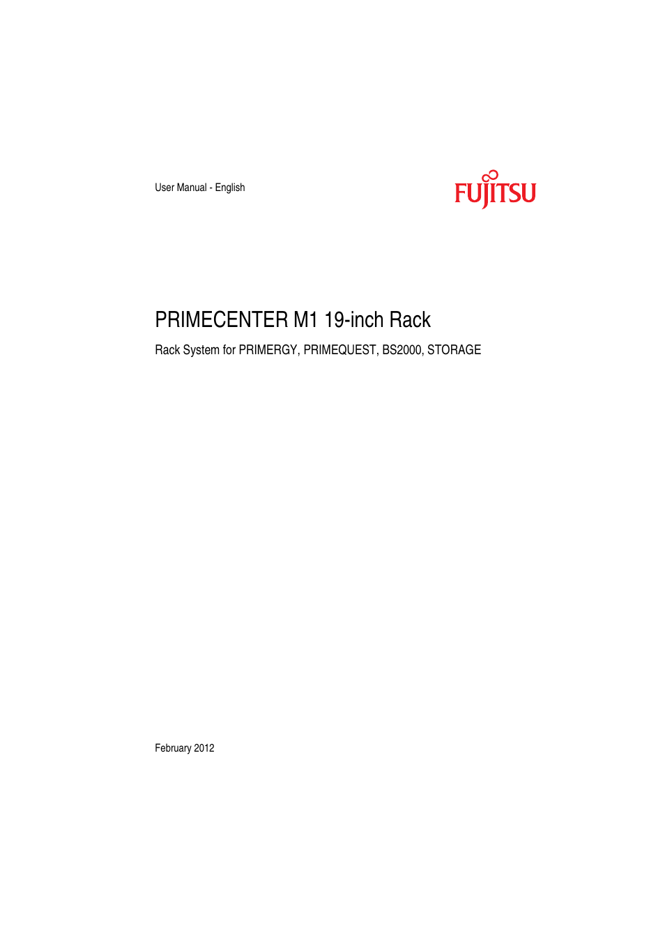 FUJITSU Primecenter M1 BS2000 User Manual | 117 pages