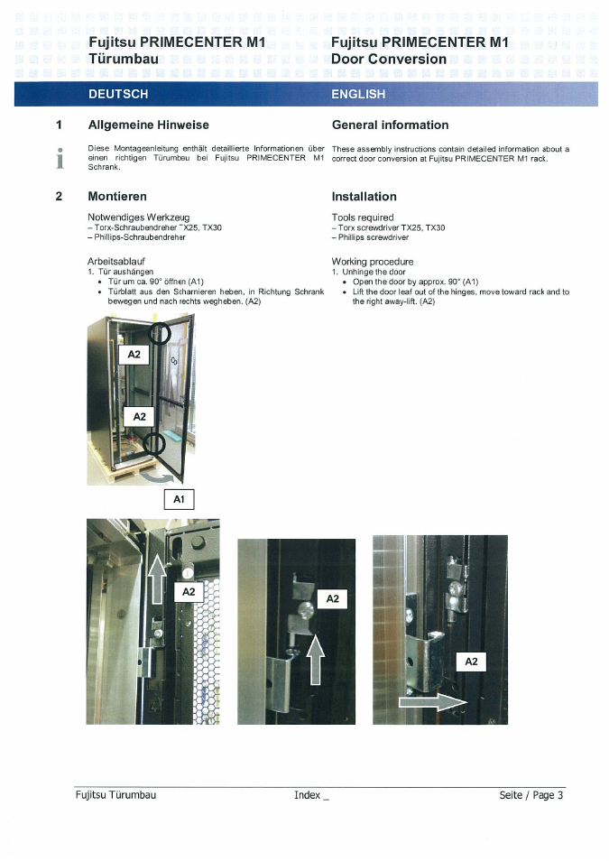 FUJITSU Primecenter M1 BS2000 User Manual | Page 110 / 117