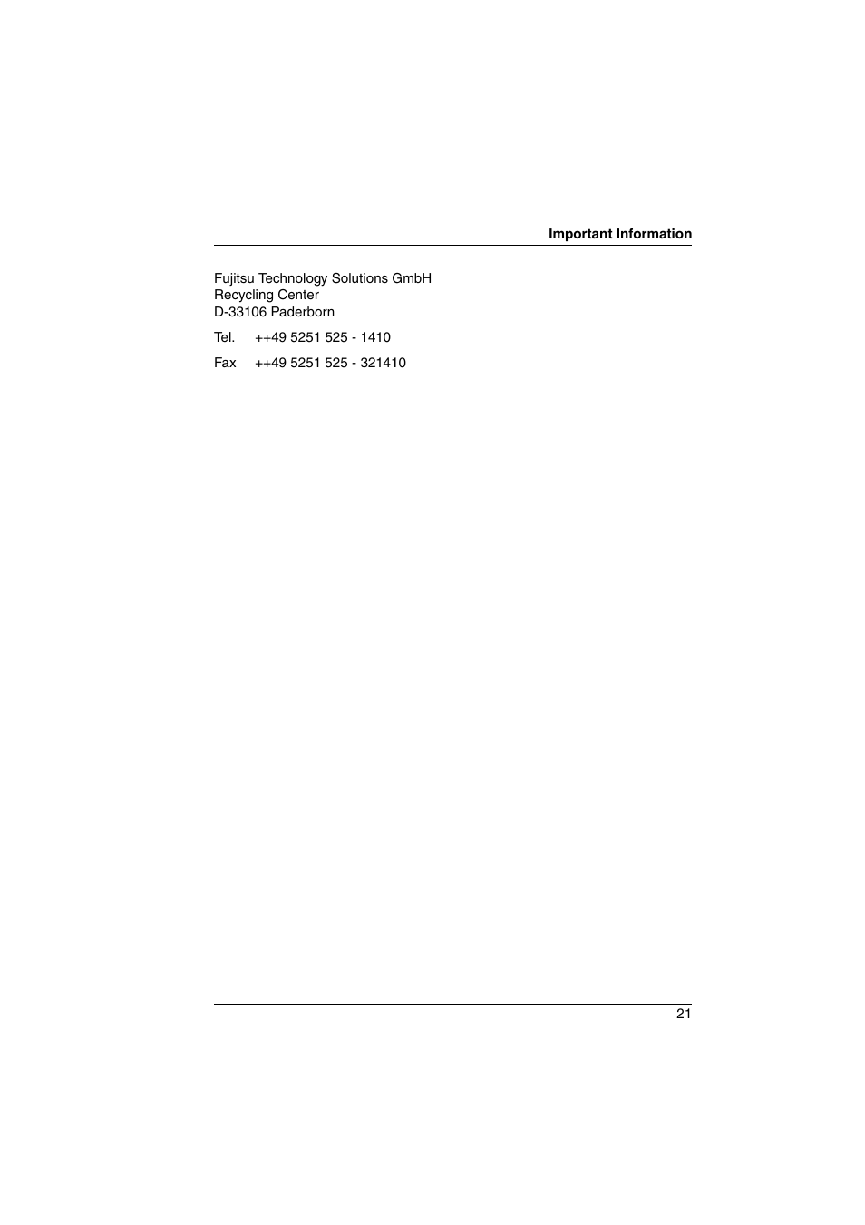 FUJITSU Primecenter M1 BS2000 User Manual | Page 21 / 117