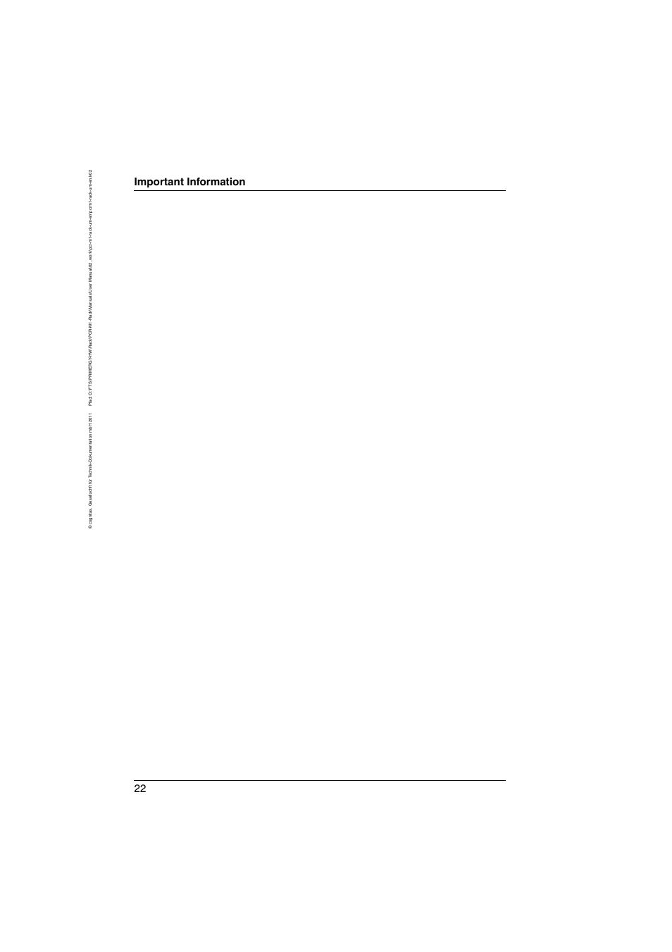 Important information | FUJITSU Primecenter M1 BS2000 User Manual | Page 22 / 117