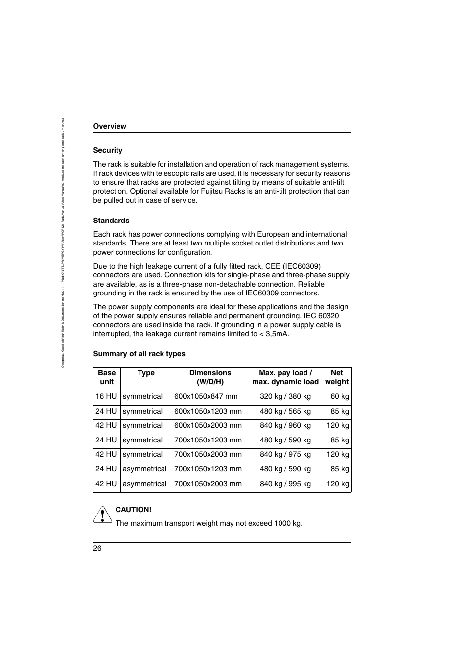 Overview | FUJITSU Primecenter M1 BS2000 User Manual | Page 26 / 117