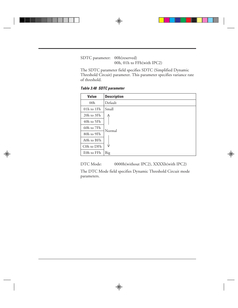 48 sdtc parameter -68 | FUJITSU C150-E049-02EN User Manual | Page 101 / 236