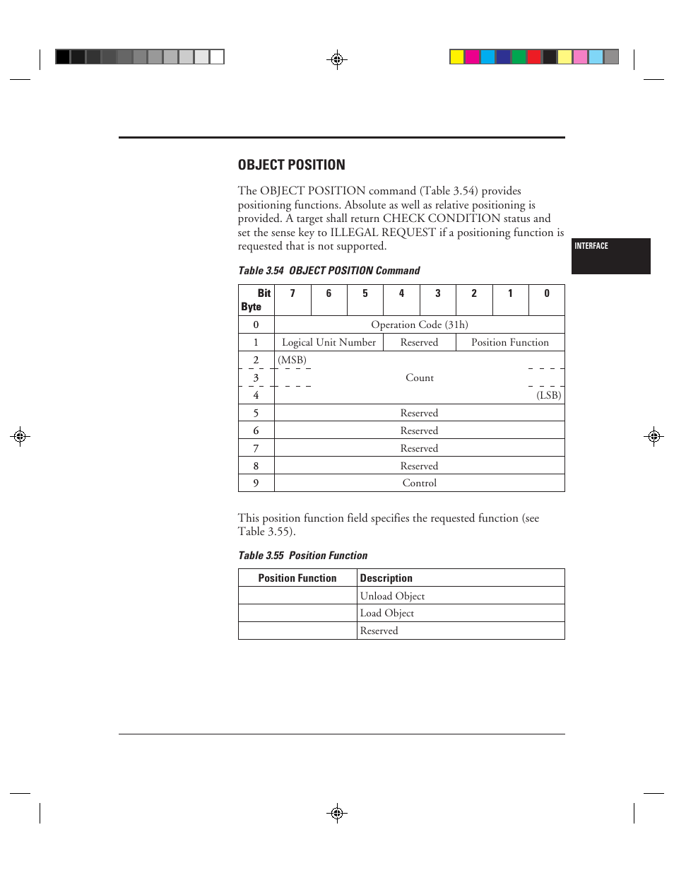 Object position, Object position -73 | FUJITSU C150-E049-02EN User Manual | Page 106 / 236