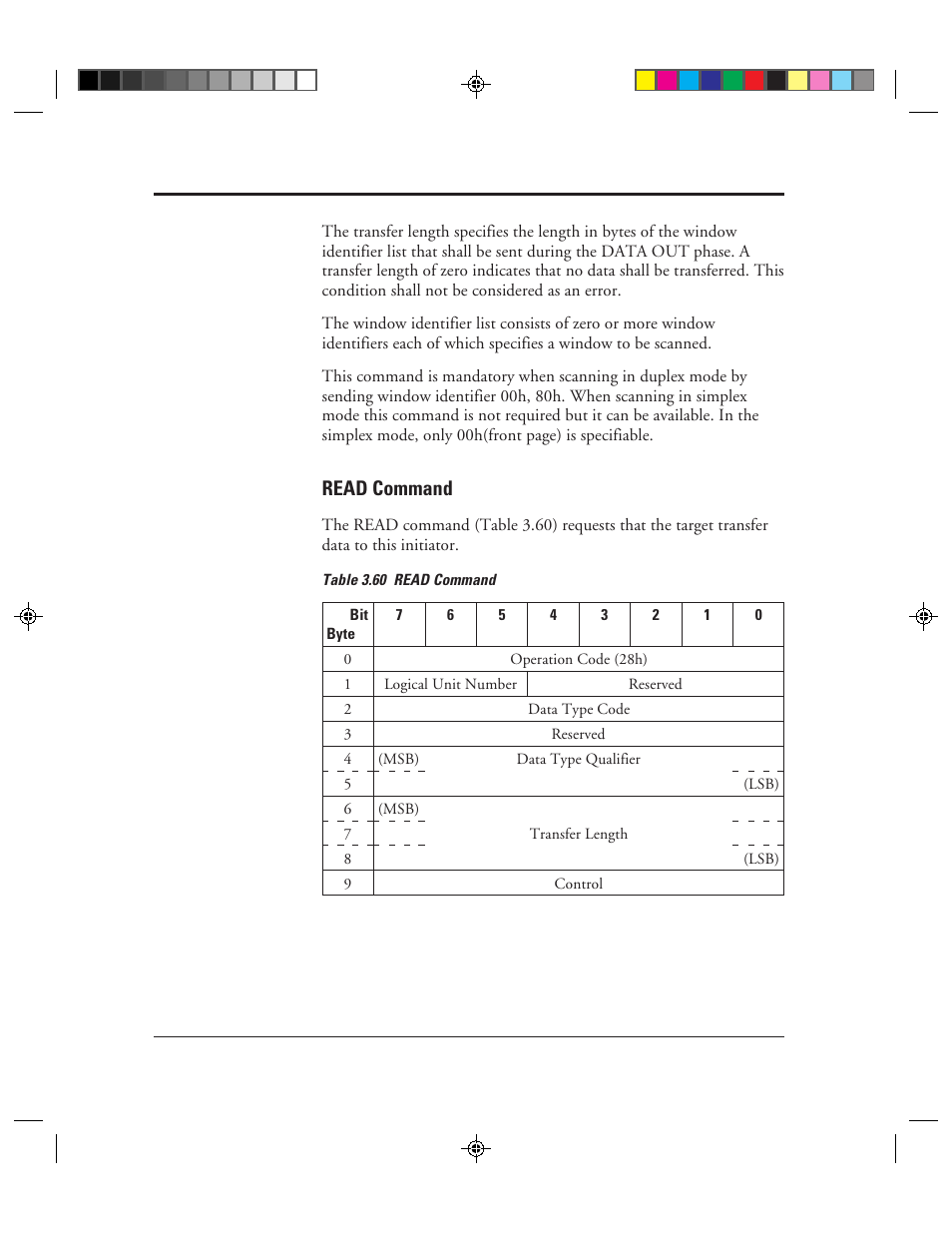 Read command, Read command -80, 60 read command -80 | FUJITSU C150-E049-02EN User Manual | Page 113 / 236