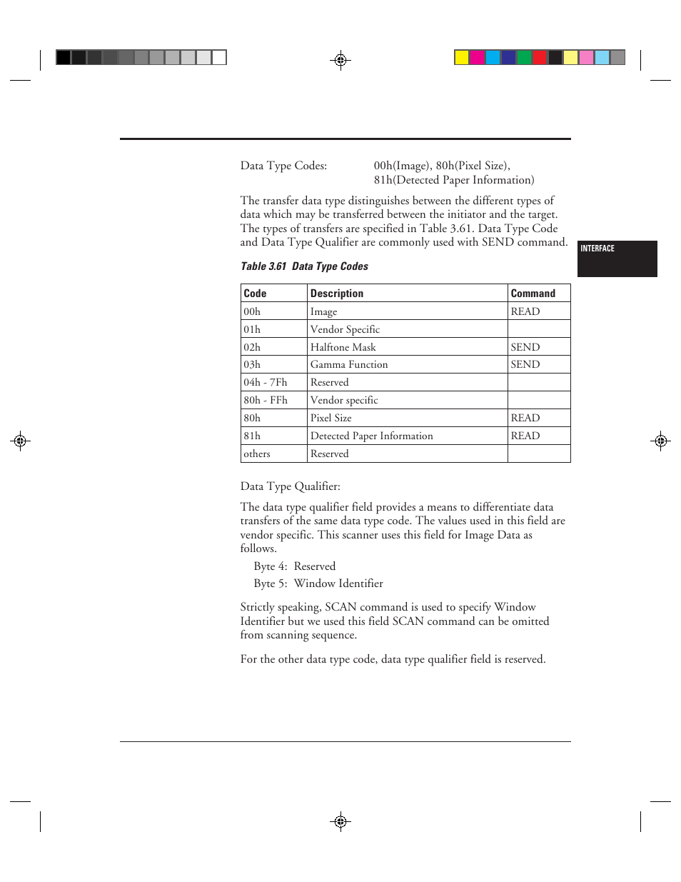 61 data type codes -81 | FUJITSU C150-E049-02EN User Manual | Page 114 / 236