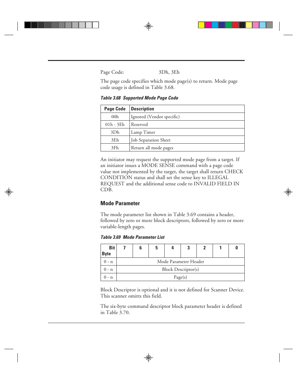 Mode parameter, Mode parameter -88 | FUJITSU C150-E049-02EN User Manual | Page 121 / 236