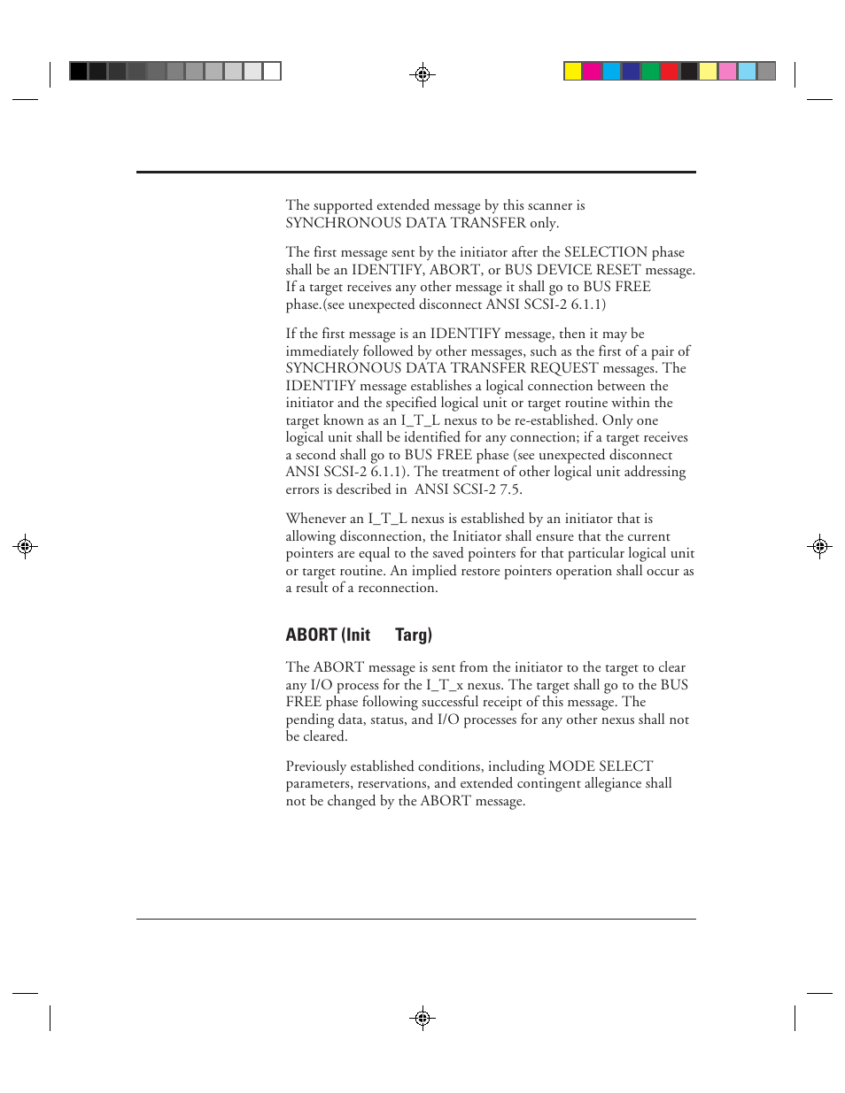 Abort (init æ targ), Abort (init, Targ) -102 | Abort (init → targ) | FUJITSU C150-E049-02EN User Manual | Page 135 / 236