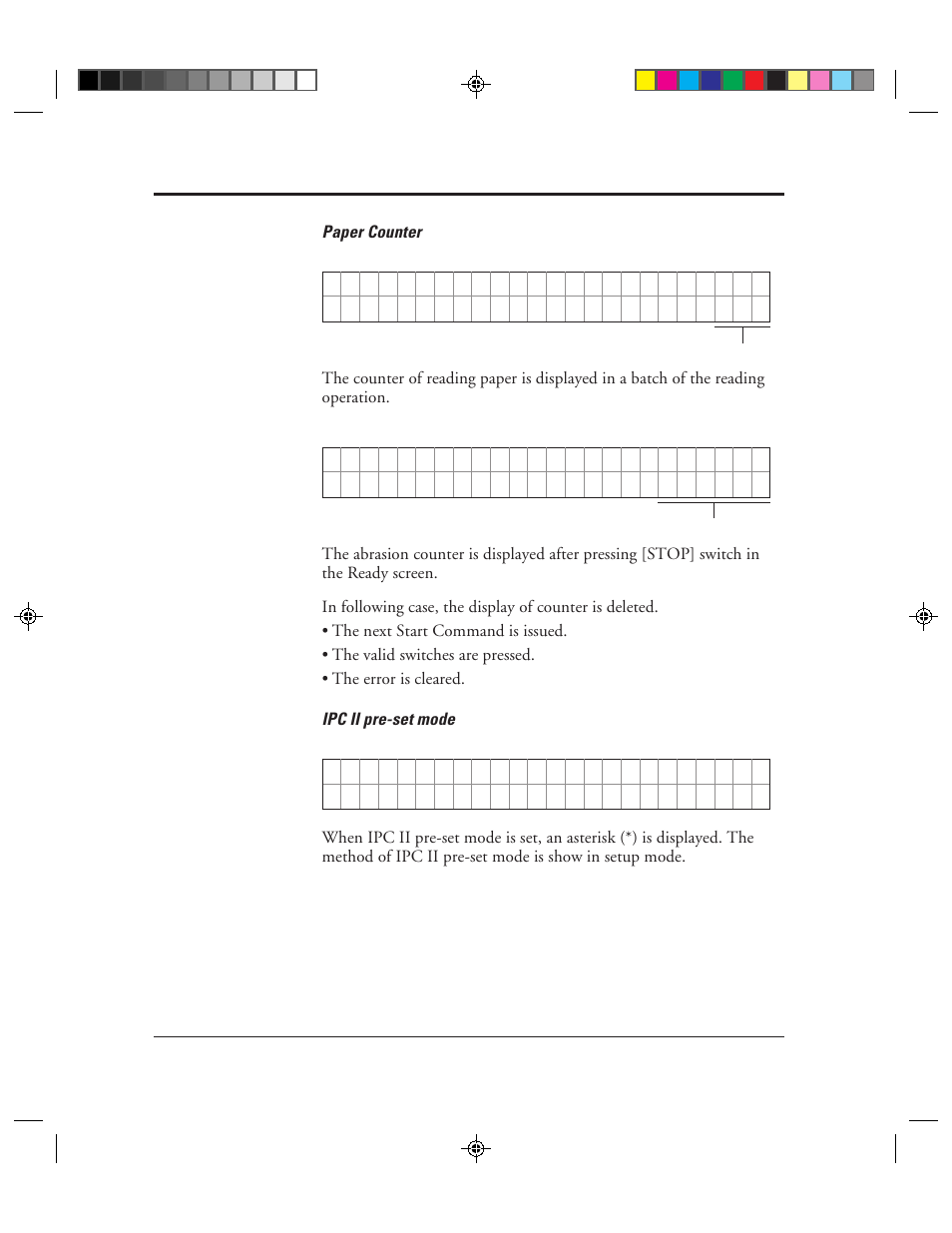 Paper counter | FUJITSU C150-E049-02EN User Manual | Page 163 / 236