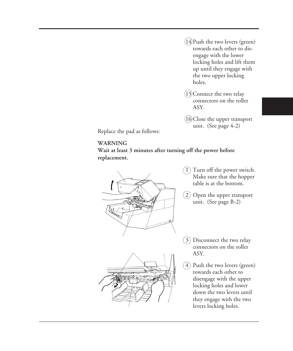 Pad replacement, Pad replacement -21 | FUJITSU C150-E049-02EN User Manual | Page 178 / 236