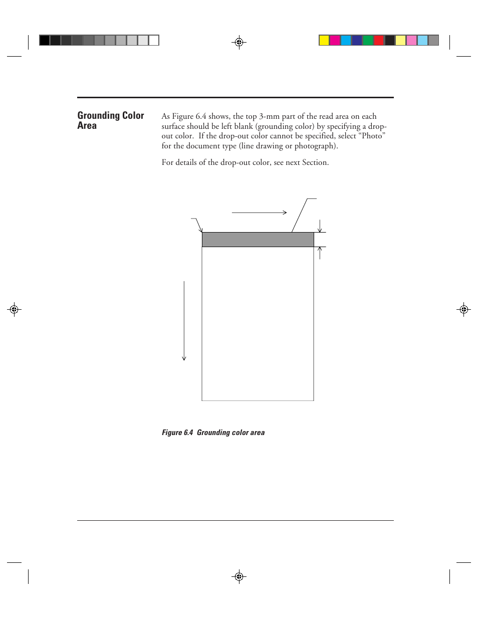 Grounding color area, Grounding color area -6, 4 grounding color area -6 | FUJITSU C150-E049-02EN User Manual | Page 191 / 236