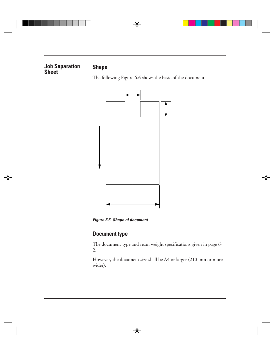 Job separation sheet, Shape, Document type | Job separation sheet -8, Shape -8 document type -8, 6 shape of document -8 | FUJITSU C150-E049-02EN User Manual | Page 193 / 236