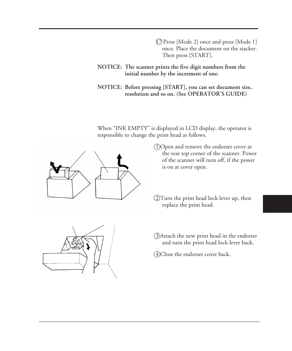 A3. print head handling, A3.1 replacing the print head | FUJITSU C150-E049-02EN User Manual | Page 210 / 236