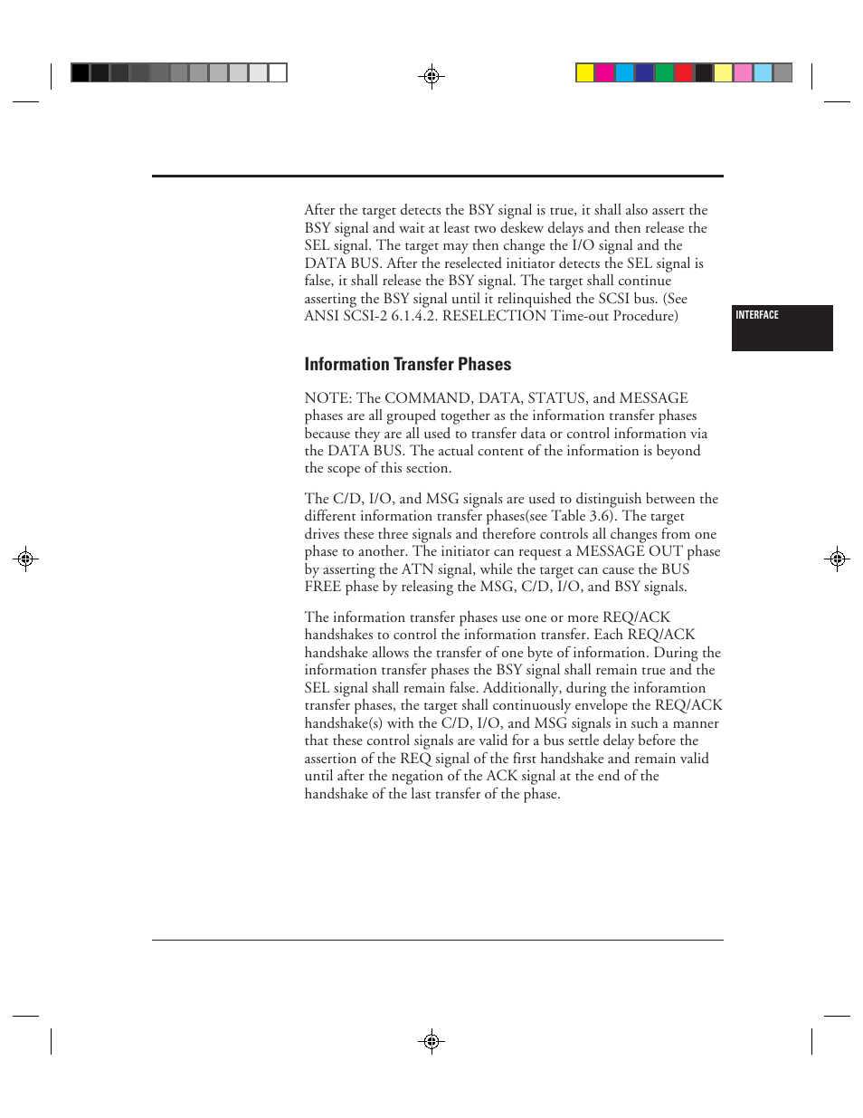 Information transfer phases, Information transfer phases -19 | FUJITSU C150-E049-02EN User Manual | Page 52 / 236