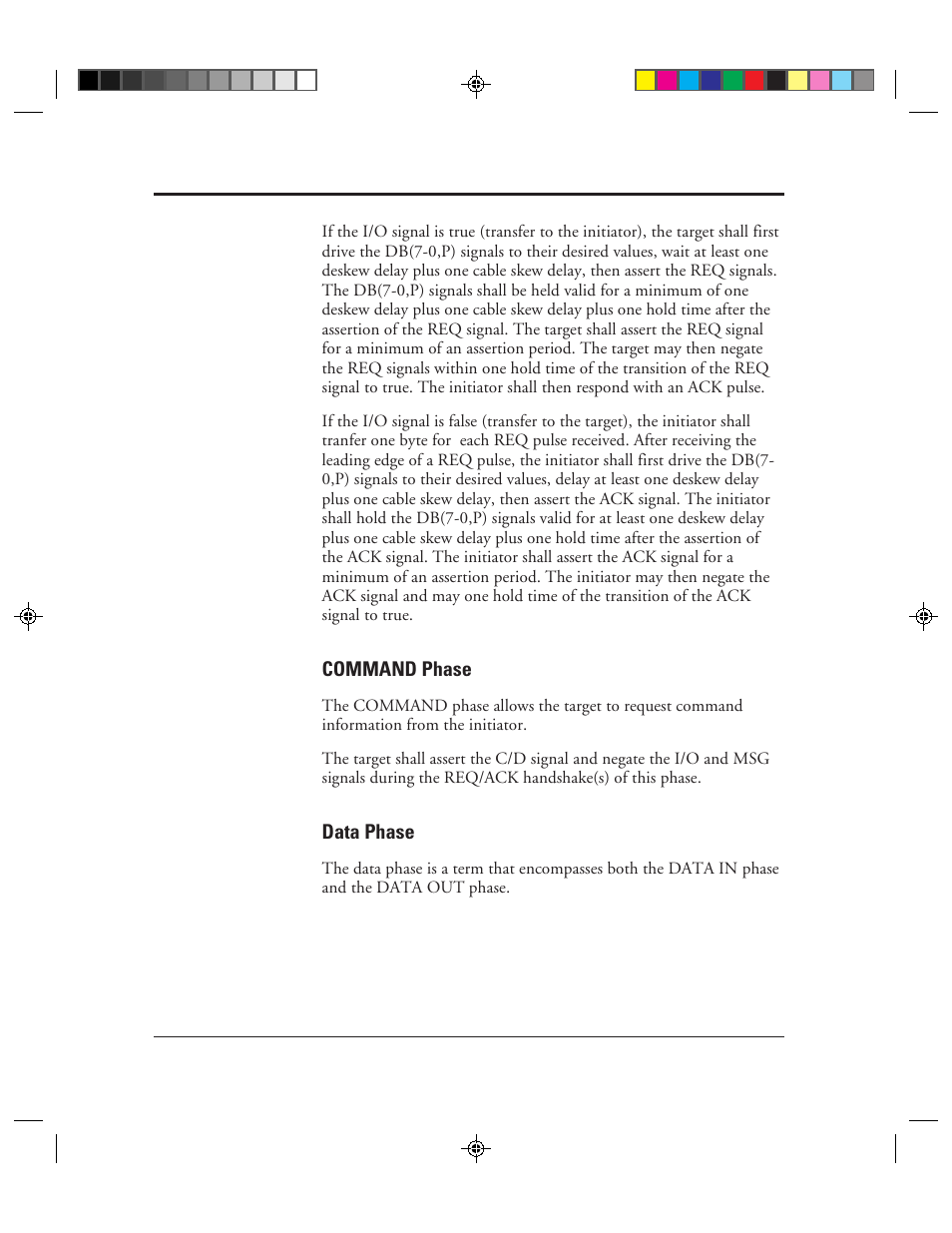 Command phase, Data phase, Command phase -22 data phase -22 | FUJITSU C150-E049-02EN User Manual | Page 55 / 236