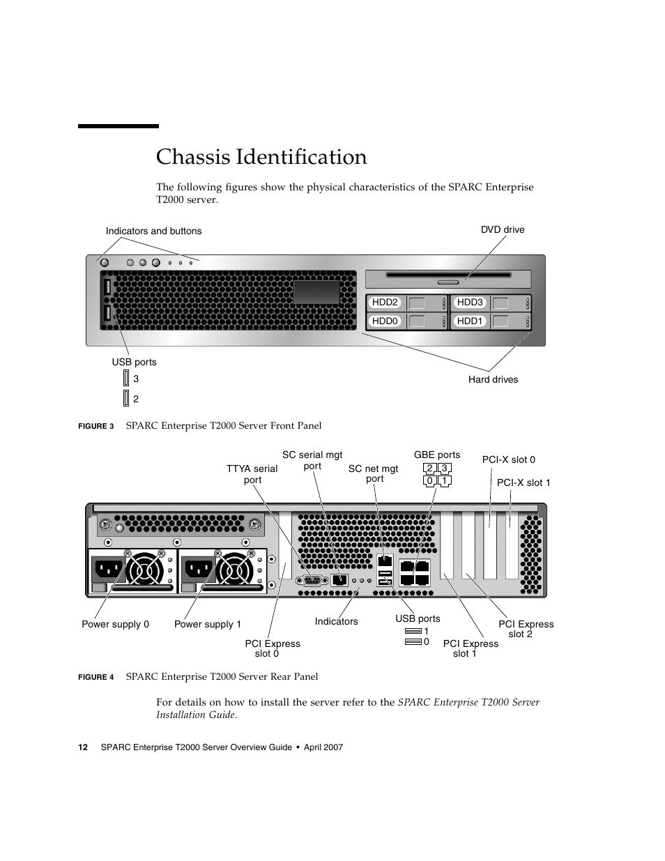 Chassis identification | FUJITSU T2000 User Manual | Page 28 / 30