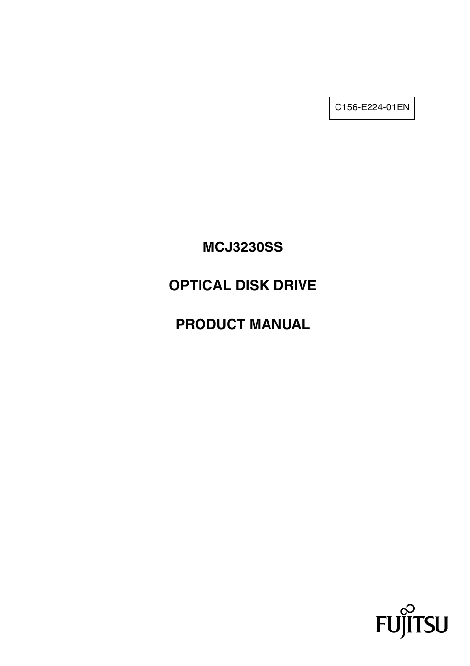 FUJITSU MCJ3230SS User Manual | 161 pages