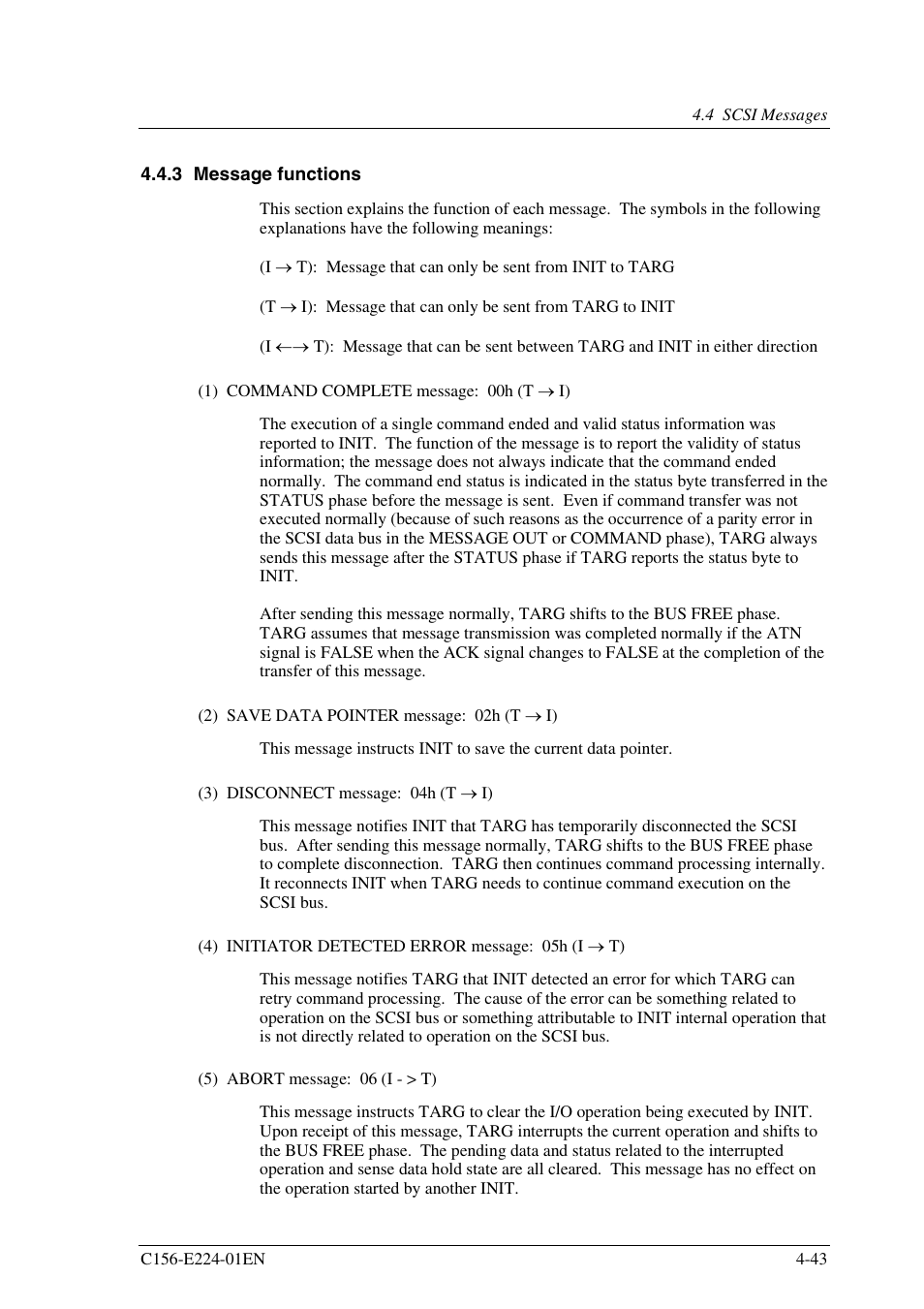 3 message functions | FUJITSU MCJ3230SS User Manual | Page 117 / 161