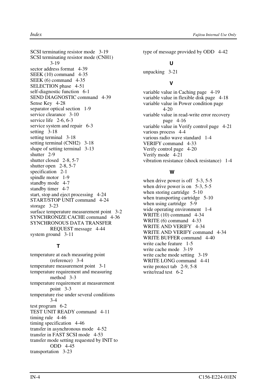 FUJITSU MCJ3230SS User Manual | Page 156 / 161