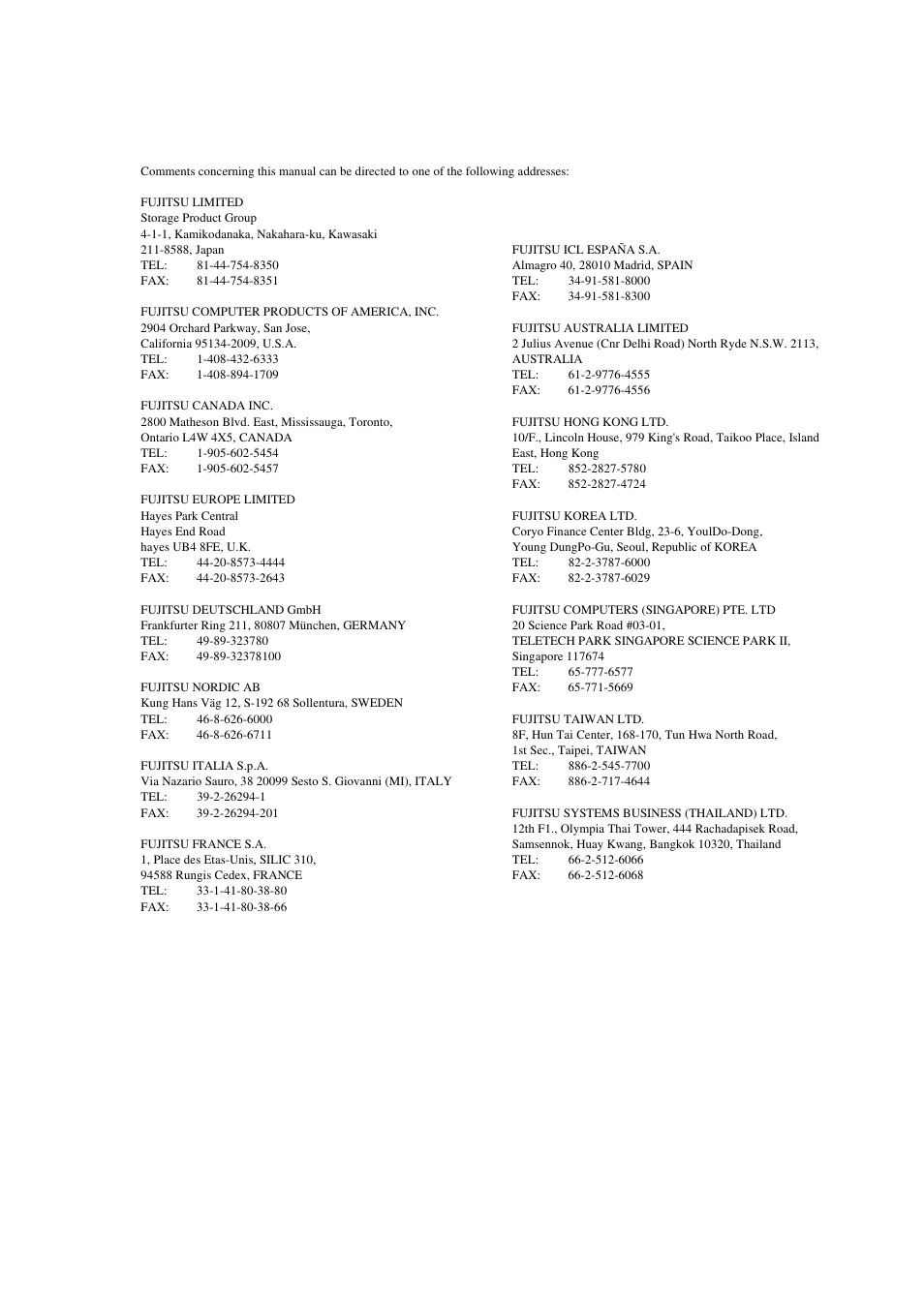 FUJITSU MCJ3230SS User Manual | Page 157 / 161