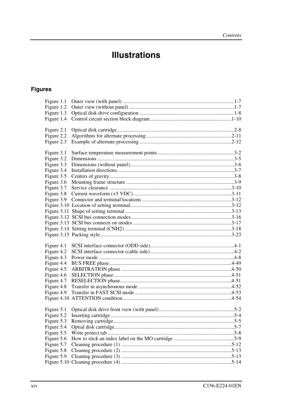 Illustrations | FUJITSU MCJ3230SS User Manual | Page 18 / 161