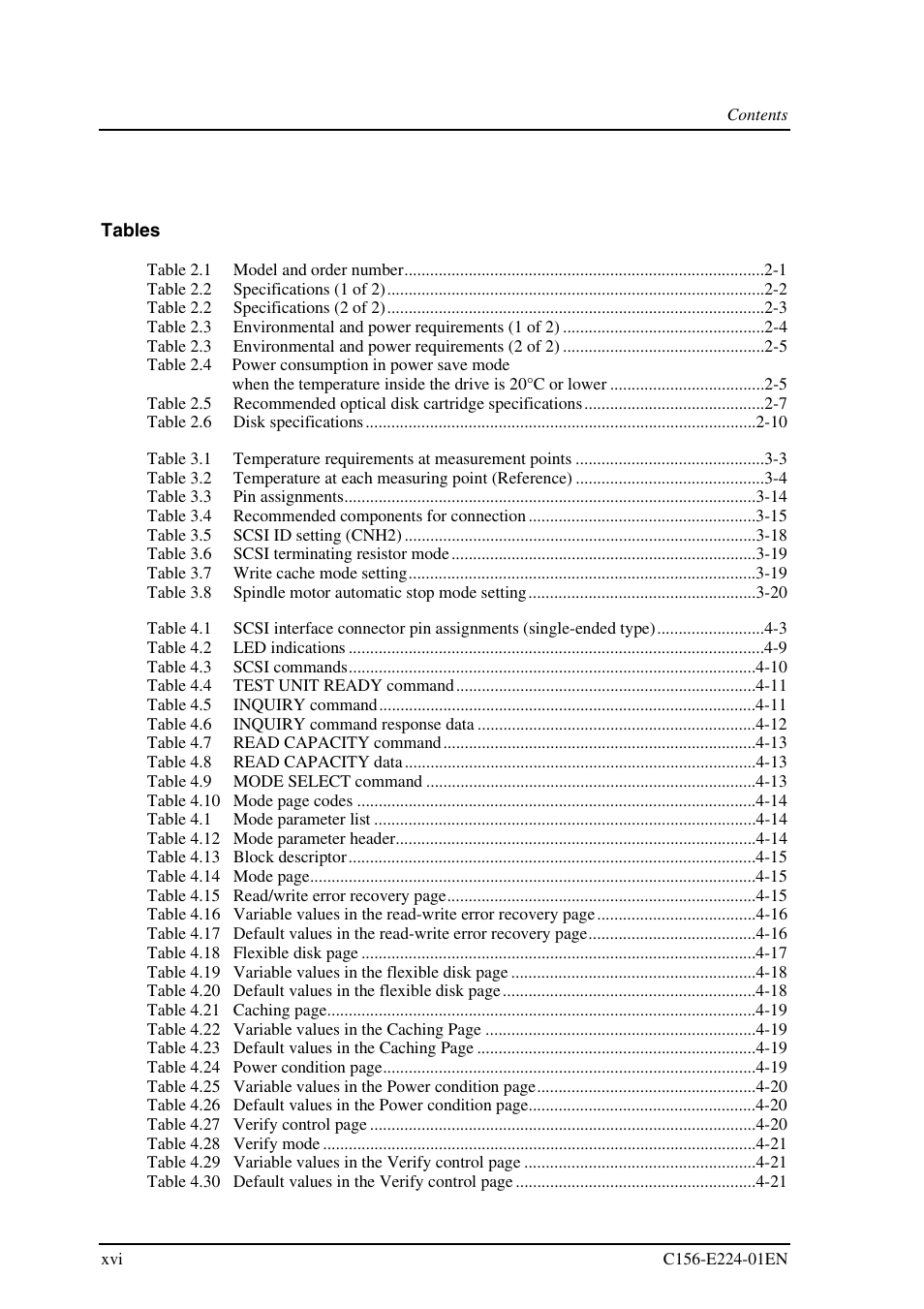 FUJITSU MCJ3230SS User Manual | Page 20 / 161