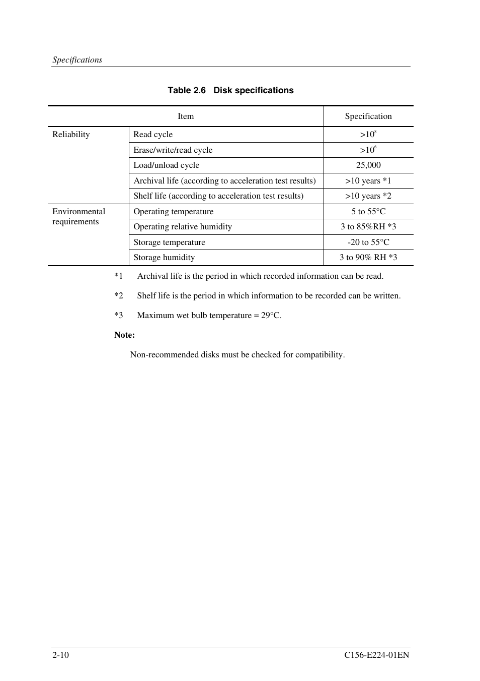 FUJITSU MCJ3230SS User Manual | Page 44 / 161