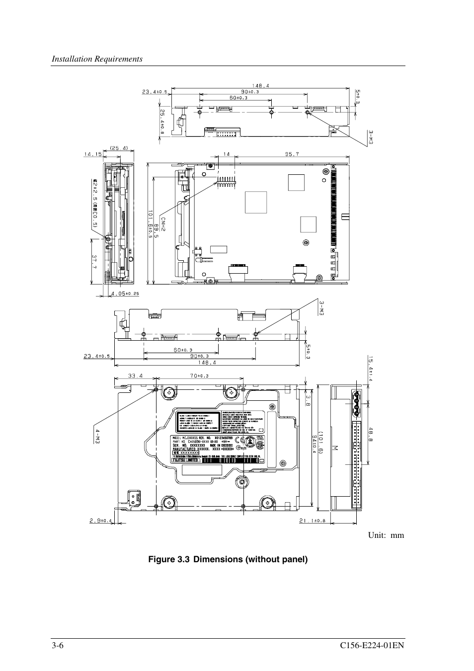 FUJITSU MCJ3230SS User Manual | Page 52 / 161