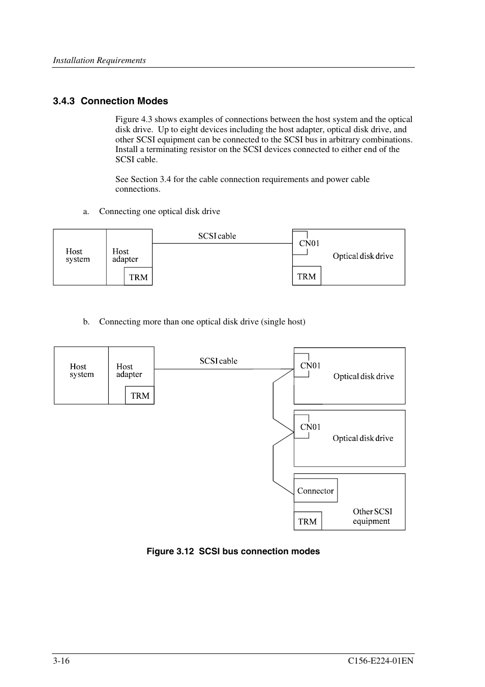 3 connection modes | FUJITSU MCJ3230SS User Manual | Page 62 / 161