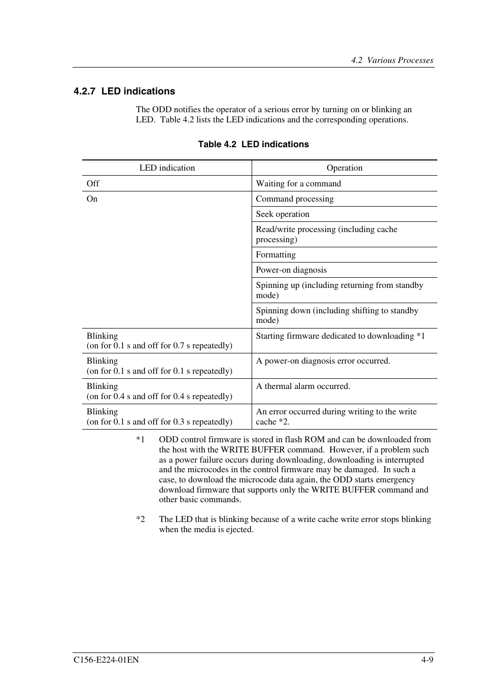 7 led indications | FUJITSU MCJ3230SS User Manual | Page 83 / 161